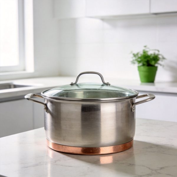 Copper Core Stainless Steel Stock Pot